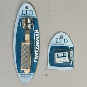 Tweezerman Safety Slide Callus Shaver & Rasp With Refill Blades Made In Germany